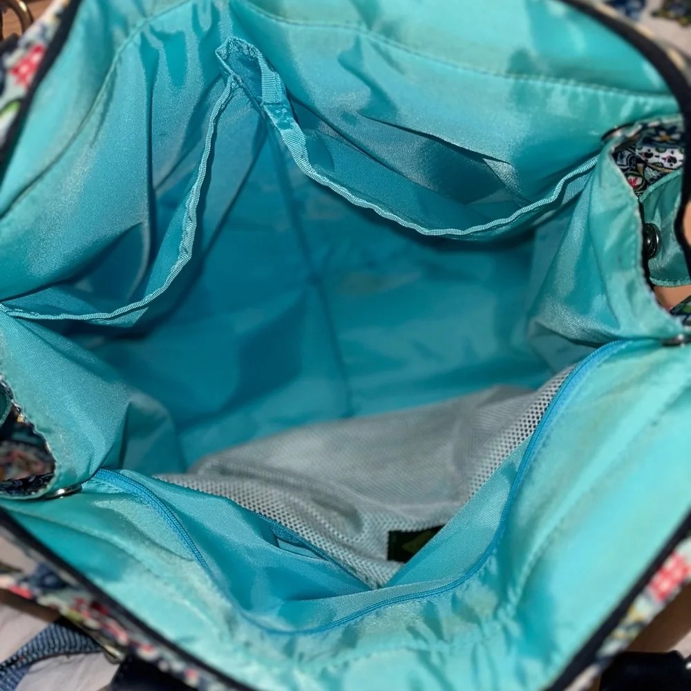 Oilily Vintage/RARE Blue Patterned Diaper Bag